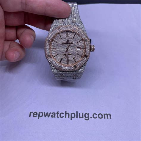 cheap iced out watches replica|iced out spinner watch.